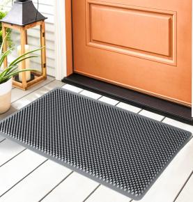 Gray Silicon Door Mat